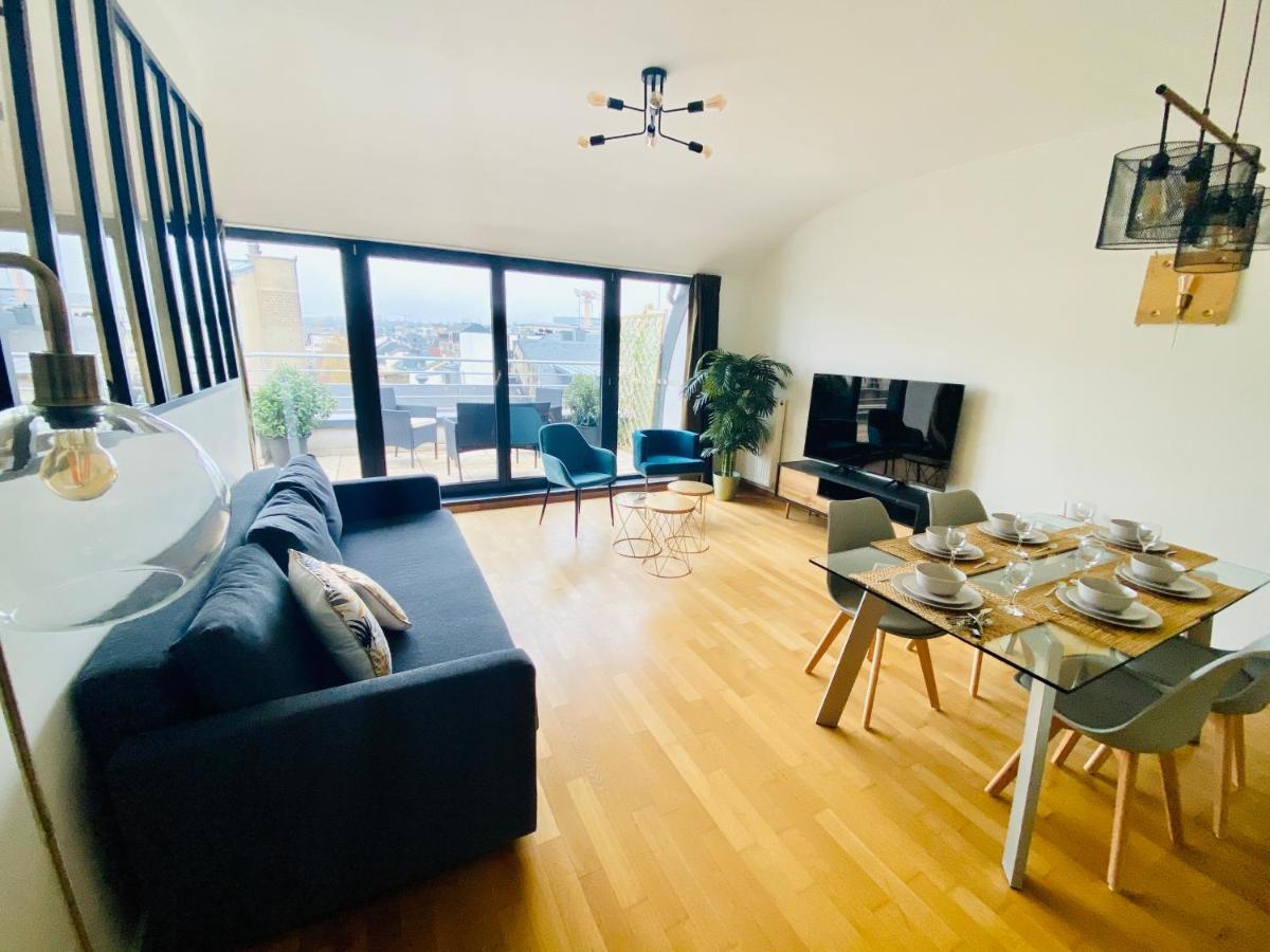 The Luxury Green Penthouse In City Center With Terrace And Free Parking Λουξεμβούργο Εξωτερικό φωτογραφία